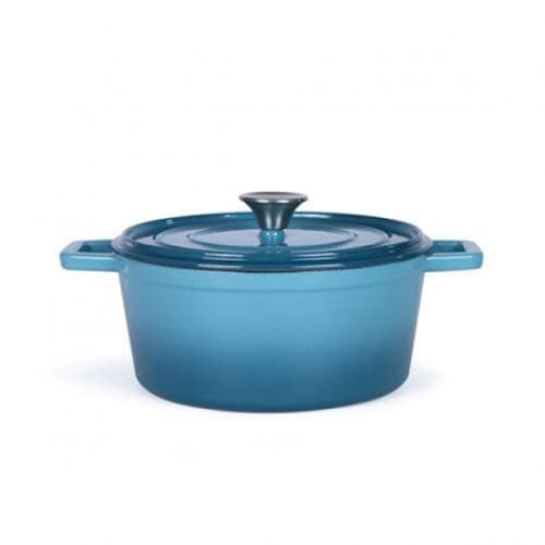 Cocotte ronde LIVOO 4L bleu (MEP128B) Cocotte ronde LIVOO 4L bleu (MEP128B)